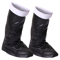 Santa Claus Costume Boot Covers Accessories Christmas Leather Boots Santa Shoes Christmas Boots Santa Leather Boots