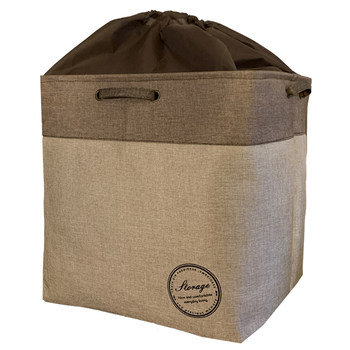 Thickened fabric bundle folding moving wardrobe storage basket