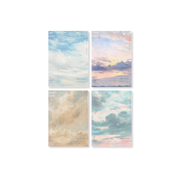 The first small horizontal lined portable notepad