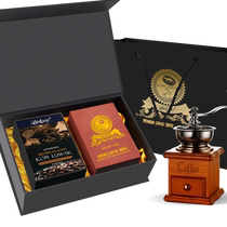 (Self-operated) Indonesian imported cat poop coffee beans coffee powder civet cat freshly ground coffee powder gift box