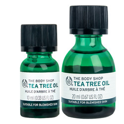 The Body Shop Tea Tree Essential Oil ລົບສິວ, ຫຼຸດຮອຍສິວ, ຄວບຄຸມຄວາມມັນ, ຄວບຄຸມຄວາມມັນເທິງໃບໜ້າ