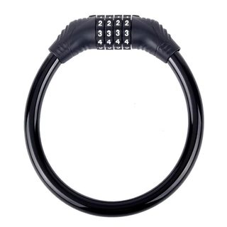 自行车锁防盗锁4位密码锁山地车便携电瓶电动车车锁单车锁环