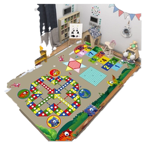 Childrens room carpet living room crawling mat game flying chess early education center kindergarten custom pattern non-slip floor mat