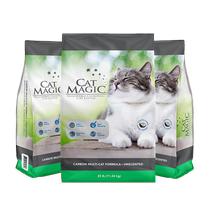 (Self-operated) Miaojieke cat litter imported from the United States ore sand antibacterial deodorizing low dust bentonite cat litter 25 pounds*3