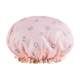 Recommended by bloggers! Women's double-layer waterproof shower cap