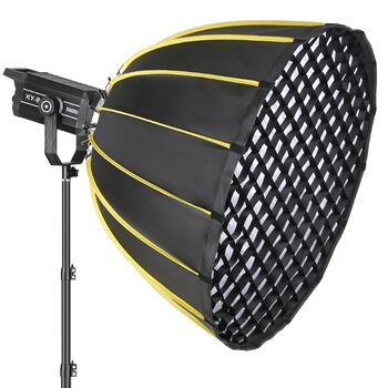 Deep mouth parabolic soft box spherical rectangular flash honeycomb grille grid ແມ່ນເຫມາະສົມສໍາລັບ Godox Jinbei Aitushi ດໍາລົງຊີວິດການອອກອາກາດຕື່ມຂໍ້ມູນໃສ່ແສງສະຫວ່າງ Baorongkou ການຖ່າຍຮູບ soft light cover studio ອຸປະກອນ