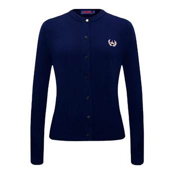 Navigare crew neck women's knitted cardigan