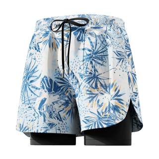 Yuke men's swimming trunks double-layer quick-drying to prevent embarrassment