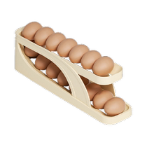Edo Egg Containing Box Fridge Side Door Containing Box Rollaway Egg Food Grade Mesh Red Egg Rack Toautomatic Egg Box