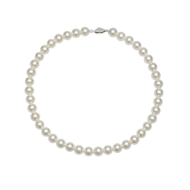 Shijia Zhengyuan Pearl Necklace Light Luxury New Year Clavicle Chain
