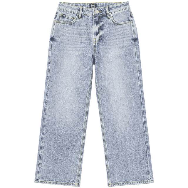 Fit straight Tencel light blue women's jeans and cool pants