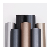 Extra thick brushed metal film sticker imitation stainless steel elevator door refrigerator cabinet color change renovation self-adhesive film color change
