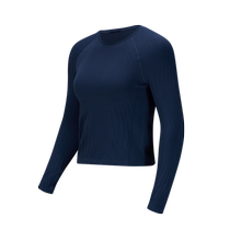 Decathlon Yoga Wear Fitness Wear Womens Autumn and Winter High-Level Slim Sports Top Running Pilates Long Sleeve SAT4