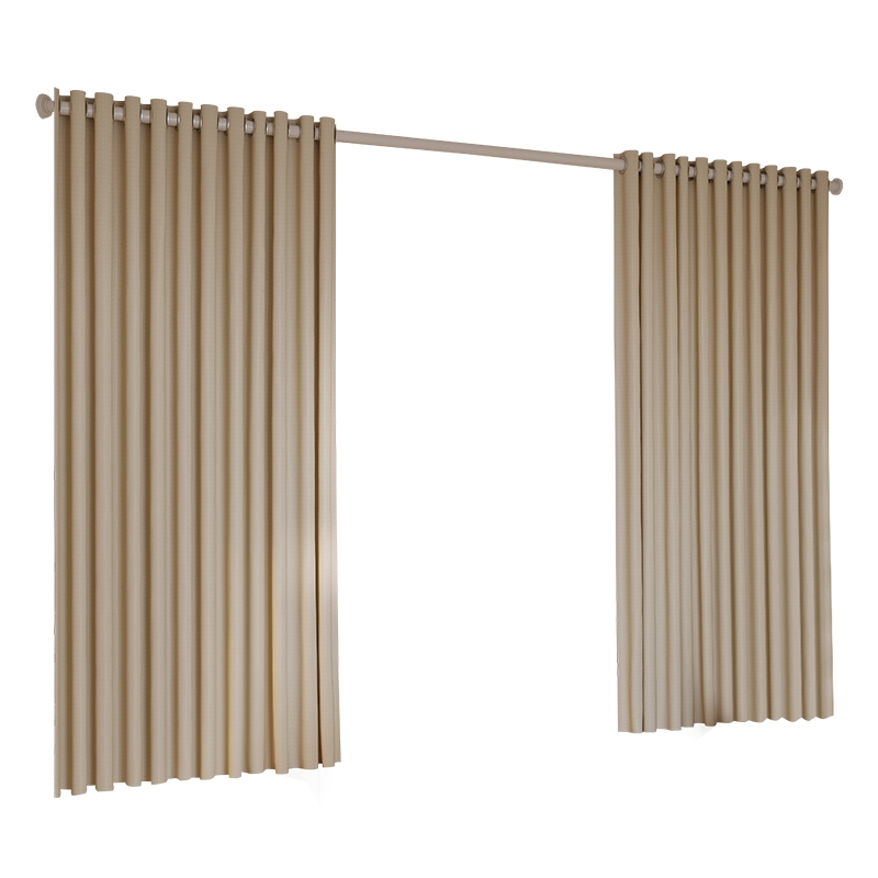 Partition curtains without drilling installation with telescopic rod