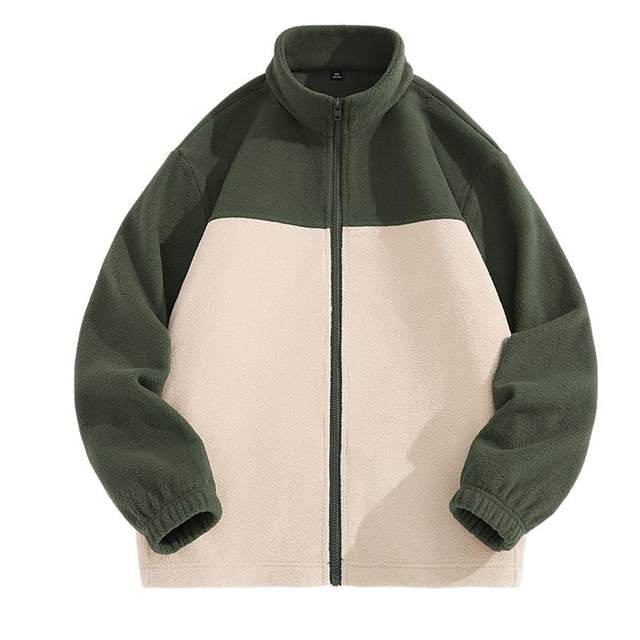 Jeanswest polar fleece stand collar men's winter jacket