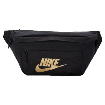 Nike crossbody bag black gold chest bag large capacity waist bag