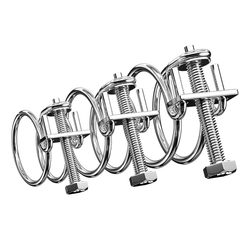 304/201 stainless steel wire hoop double steel wire throat hoop strong rubber pipe clamp oil pipe water hoop pipe hoop