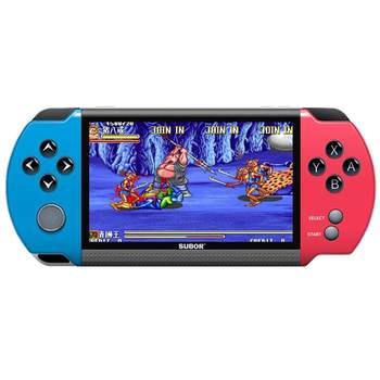 Little Overlord game console handheld 5.1-inch 2023 new PSP handheld Tetris gameboy children's development intelligence small nostalgic retro old King of Fighters gba arcade