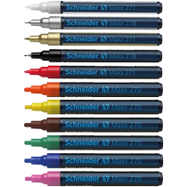 (Self-operated) paint pen Schneider marker pen is waterproof non-fading non-erasable oil-proof black gold silver red white
