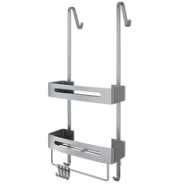 Bathroom storage rack bathroom stainless steel hanging basket bathroom storage rack toilet shower room hanging rack door behind the rack