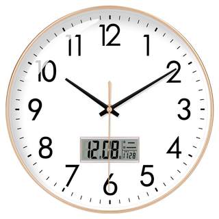 Free battery hook for household simple Nordic round wall clock