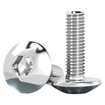 Vis hexagonales à grande tête de parapluie en acier inoxydable 304 grandes vis à tête plate boulons à tête ronde en forme de champignon M3M4M5M6M8