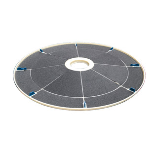 Shuffling turntable flannel fully automatic mahjong machine