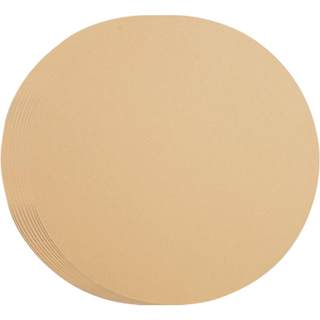 Round cardboard white art special