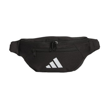 Adidas adidas men's and women's same crossbody bag handbag bag sports waist bag black jm7155