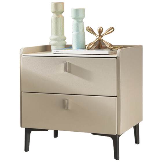 Mousse bedside table bedroom modern minimalist