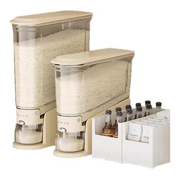 Japan's 2025 new insect-proof and moisture-proof push-type rice bucket