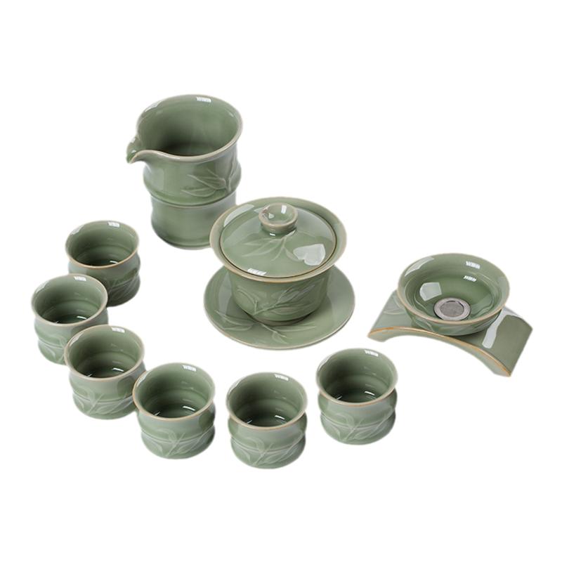 Longquan Celadon Kung Fu Tea Set Set