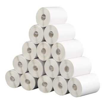 Rookie station label printing paper 60x40 express inbound pickup code shelf sticker thermal barcode self-adhesive sticker