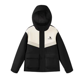 骆驼儿童冲锋衣三合一新款中大童户外防水风衣女童外套男童滑雪服