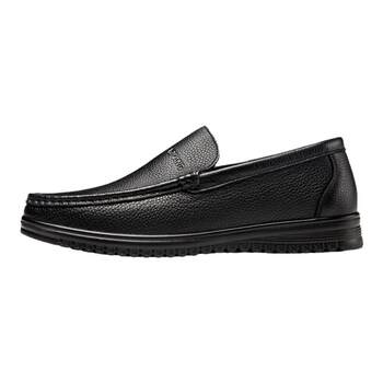 Leather shoes men's genuine leather breathable and convenient business casual shoes