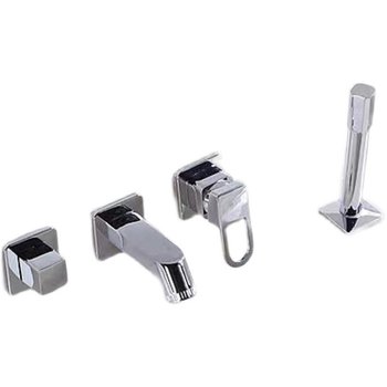 Bathroom cabinet washbasin hot and cold vertical split faucet
