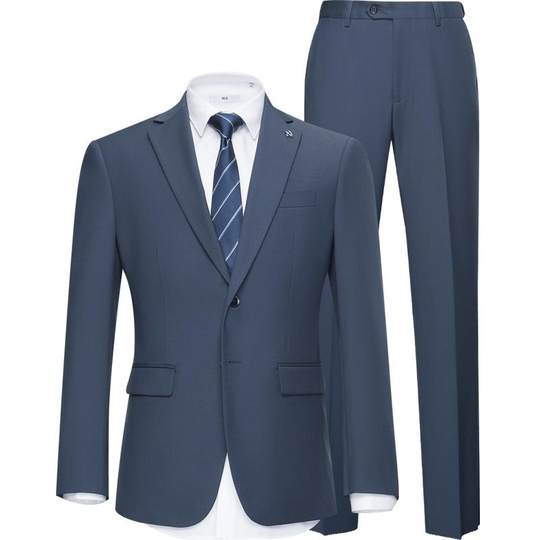 Heilan House flat lapel brooch embellished suit suit