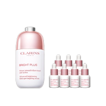 Double 11 spot ready to grab] Clarins Light Small Porcelain Bottle Whitening Facial Essence for Brightening
