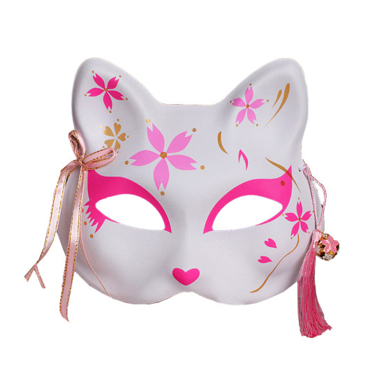 万圣节面具半脸狐狸面具萤火之森日式魅影情趣古风兔子舞会面具女