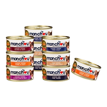 monchou mousse imported canned dog snacks bibimbap staple food can nutritional conditioning gastrointestinal 80g*12