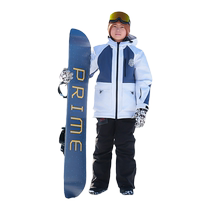 2024 Childrens Ski Wear Suit Girls Boys Thickened Warm Waterproof Windproof Double Snowboard Ski Wear Suit