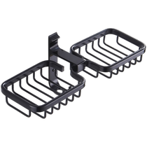 Soap box soap rack wall-mounted punch-free bathroom hanging drain laundry pool shower room soap rack