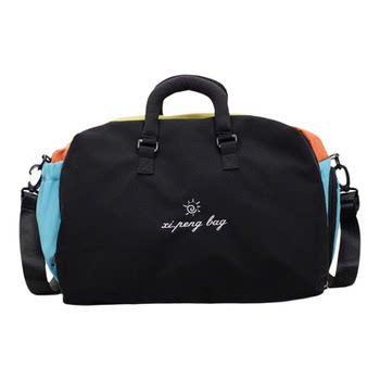 Women's large-capacity travel bag that can be attached to a trolley case