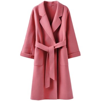 Enough accent! silent beauty! cashmere coat