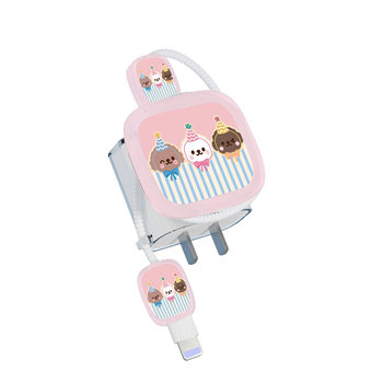Cartoon puppy apple charger protective case suitable for apple 16 charging cable protection case iphone 15 charger protective case 14pro protection cable anti-broken 13 fast charging winder storage