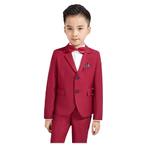 Romon boys suit spring and autumn childrens performance dress boy coat flower girl small suit piano performance suit