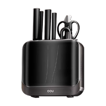 OOU Germany imported stainless steel full set of kitchen knives household kitchen knife chefs knife scissors combination antibacterial