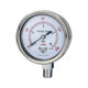 Membrane box pressure gauge natural gas protection type