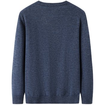 Men's big-breasted wool half-high neck pullover sweater Men's big-breasted wool half-high neck pullover sweater