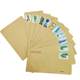 Various stamp envelopes available for mailing